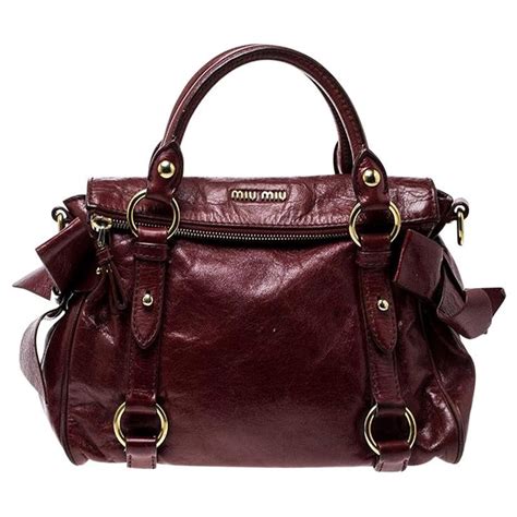 miu miu handbag red vintage|red miu miou bags.